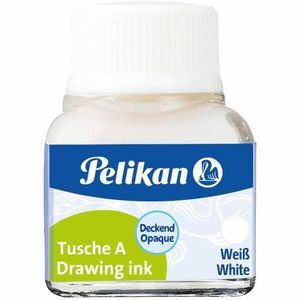 TINTA CHINA PELIKAN 523 10ML Nº 18 BLANCO